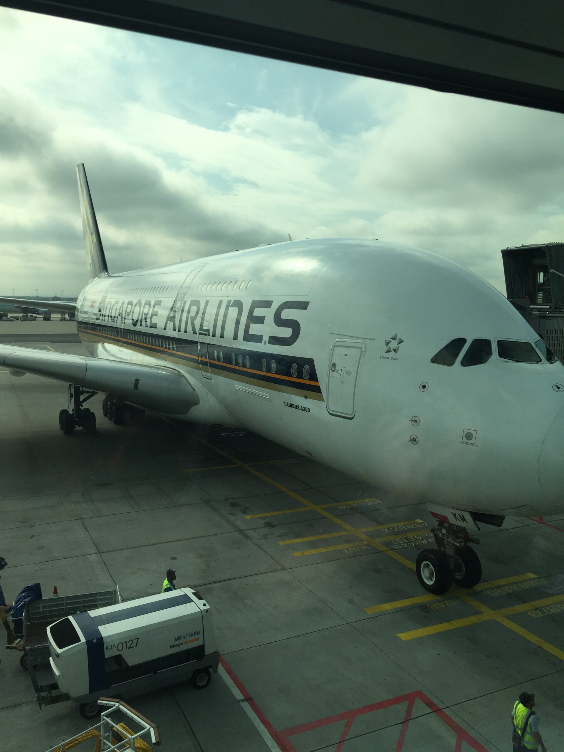 Singapore Airlines nach New York im A380 Economy Class