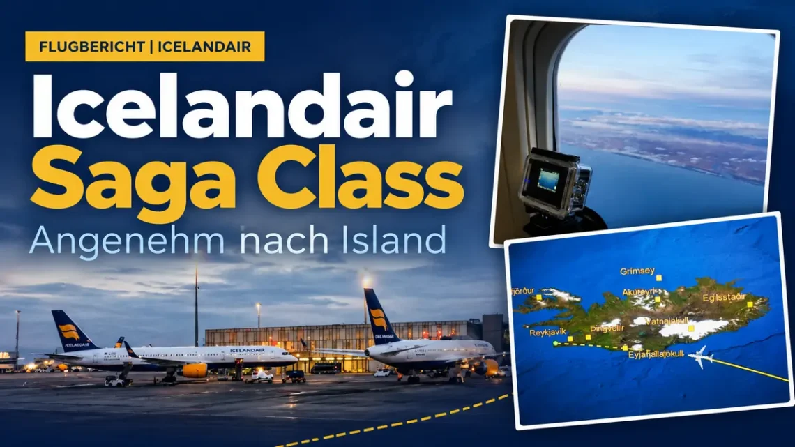 Saga Class von Icelandair nach Island