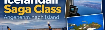 Saga Class von Icelandair nach Island
