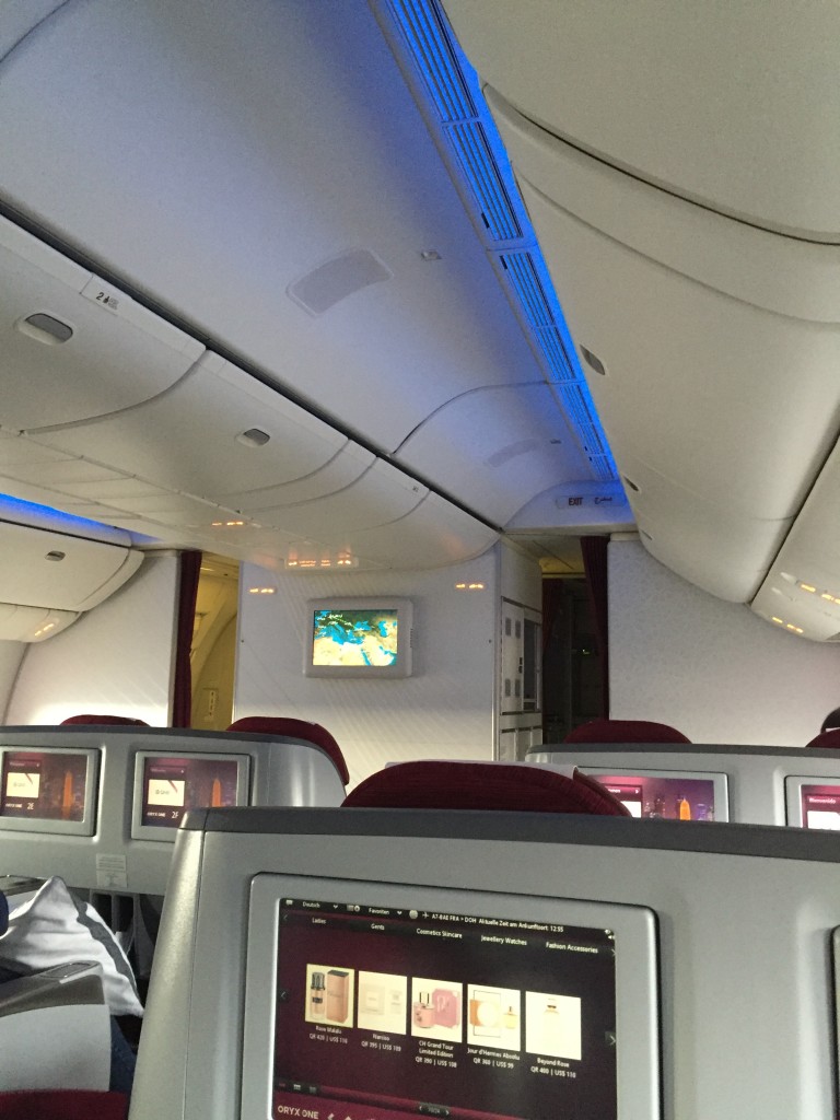 Qatar Airways in Business Class von Frankfurt nach Doha Qatar Airways in Business Class von Frankfurt nach Doha