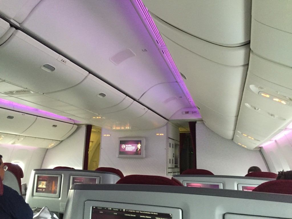 Qatar Airways in Business Class von Frankfurt nach Doha Qatar Airways in Business Class von Frankfurt nach Doha