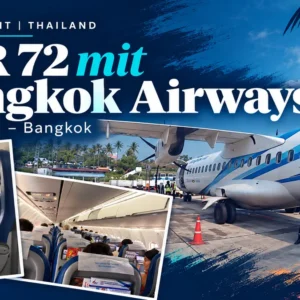 ATR 72 von Bangkok Airways von Koh Samui nach Bangkok ATR 72 von Bangkok Airways von Koh Samui nach Bangkok