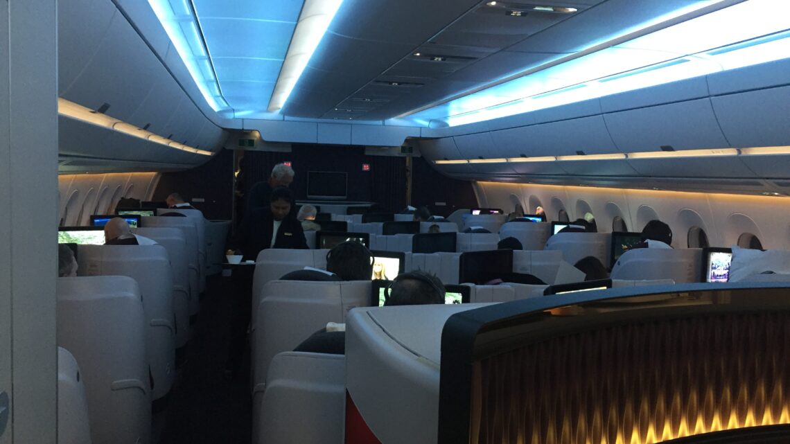 Qatar Airways A350 Business Class von Doha nach Frankfurt