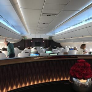 Doha nach Frankfurt im Airbus A350 Business Class