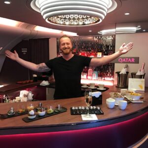Qatar Airways A380 Business Class nach Doha
