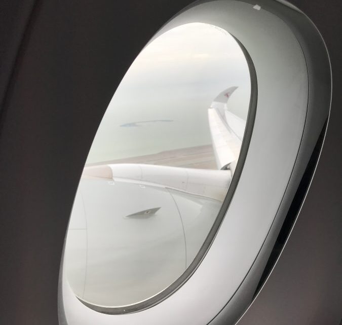 Im neuen A350 von Qatar Airways von Doha nach Frankfurt