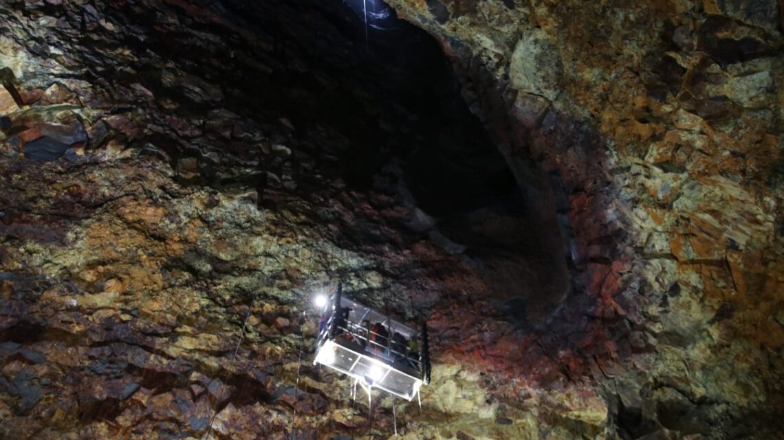 Reise in einen Vulkan