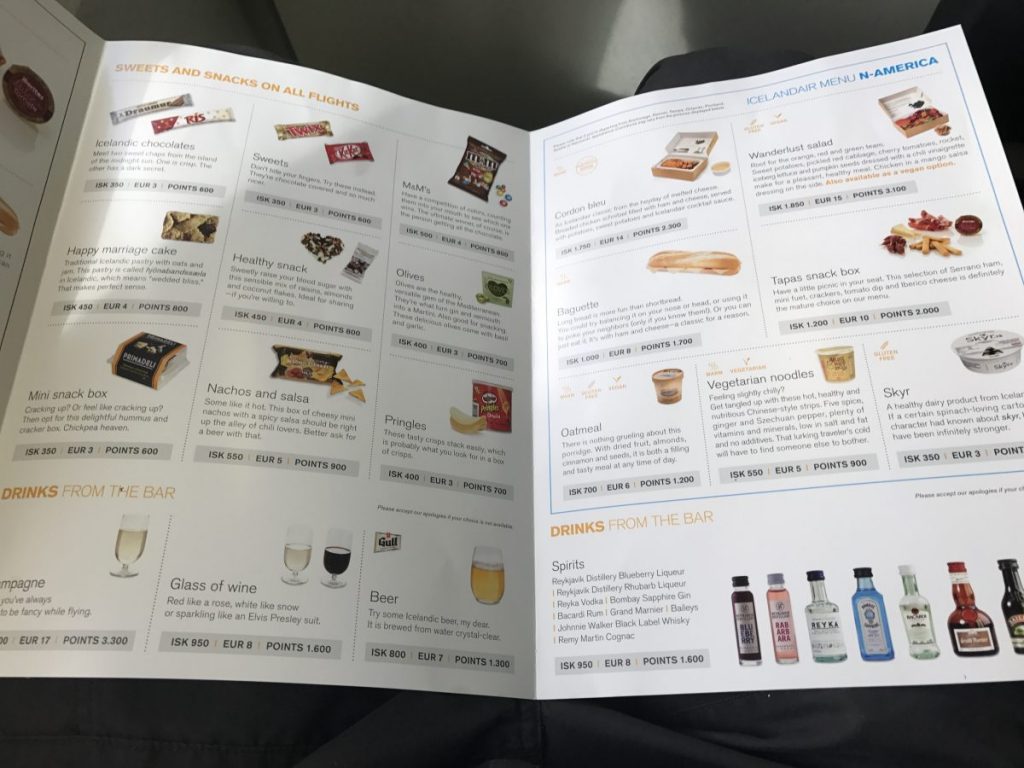 Economy Comfort von Frankfurt nach Keflavik