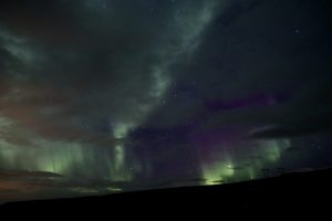 Nordlichter in Island in Saurbaer