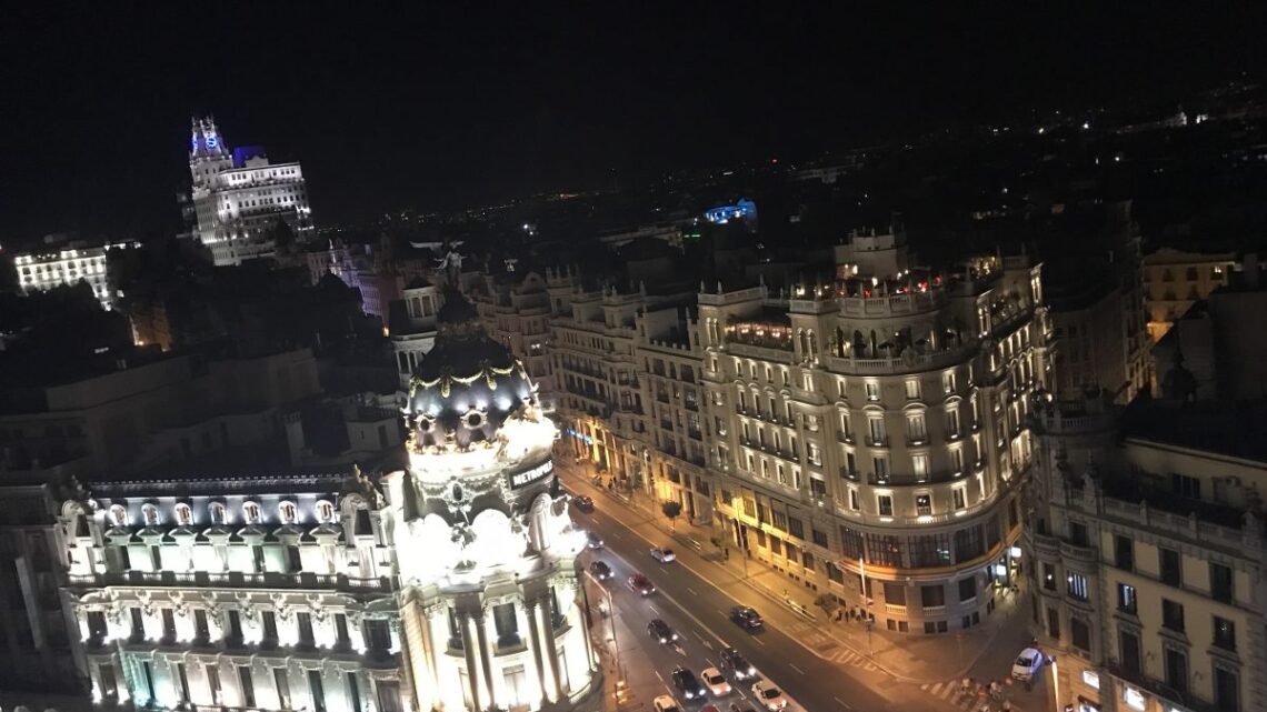 Die Tartan Rooftop Bar- Klasse Blick über Madrid