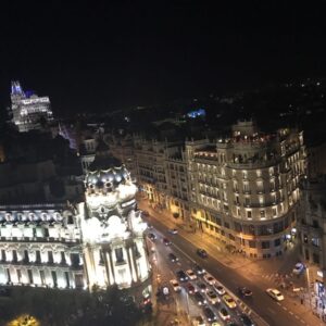 Die Tartan Rooftop Bar- Klasse Blick über Madrid