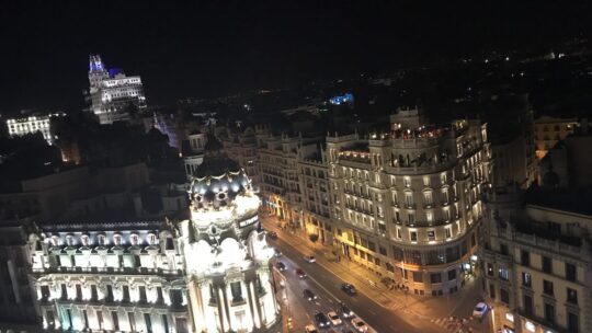 Die Tartan Rooftop Bar- Klasse Blick über Madrid