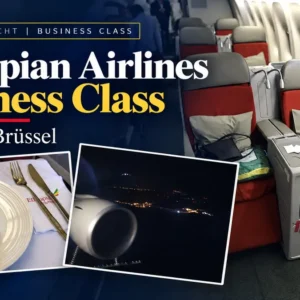 Ethiopian Airlines Business Class Flug von Brüssel nach Wien Ethiopian Airlines Business Class Flug von Brüssel nach Wien