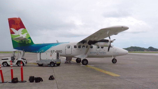 Air Seychelles Inlandsflug von Mahé nach Praslin