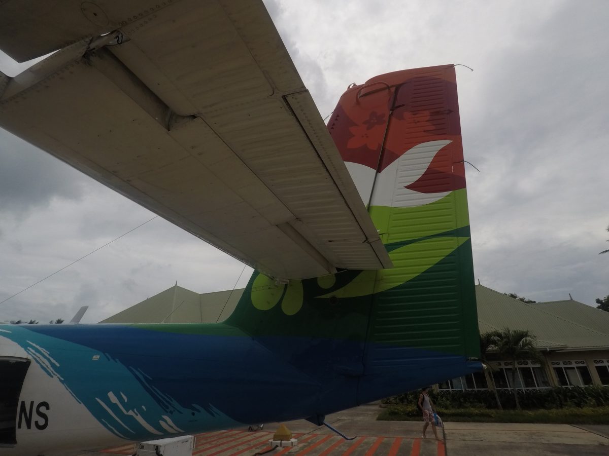 Air Seychelles Inlandsflug von Praslin nach Mahé