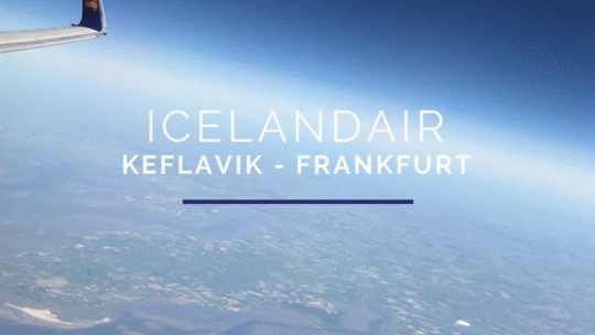 Keflavik nach Frankfurt in der Saga Class