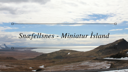 Snæfellsnes Miniatur Island