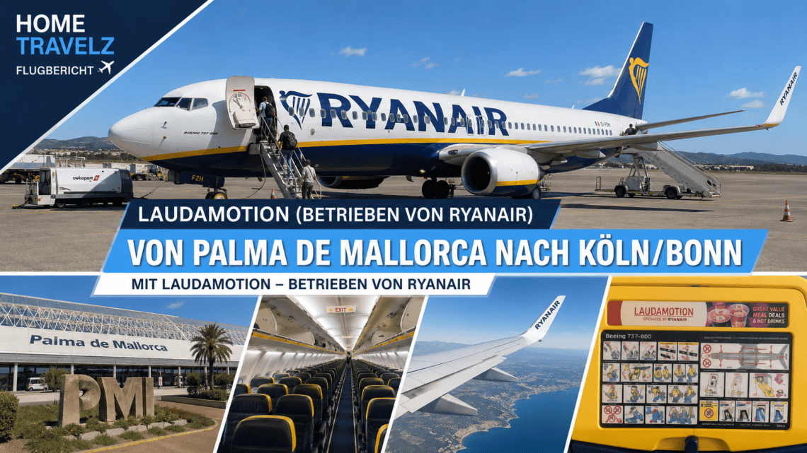 Ryanair Laudamotion von Mallorca nach Köln