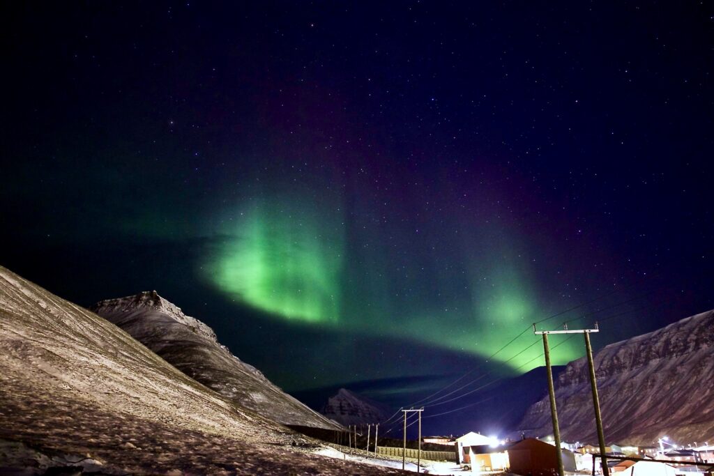 Abenteuer Arktis - 4 Tage in Spitzbergen Nordlichter in Longyearbyen