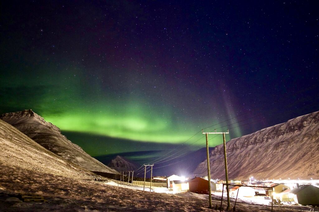 Abenteuer Arktis - 4 Tage in Spitzbergen Nordlichter in Longyearbyen