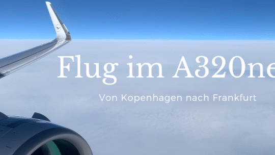 Im A320neo in der Lufthansa Business Class