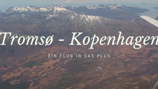 Flug SAS Plus von Tromsø nach Kopenhagen