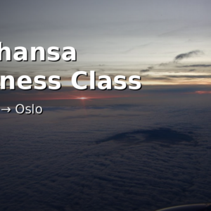 Lufthansa Business Class von Frankfurt nach Oslo