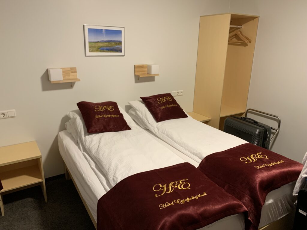 Hotel Eyjafjallajökull - Am Fuße des Vulkan im Süden von Island Zimmer im Hotel