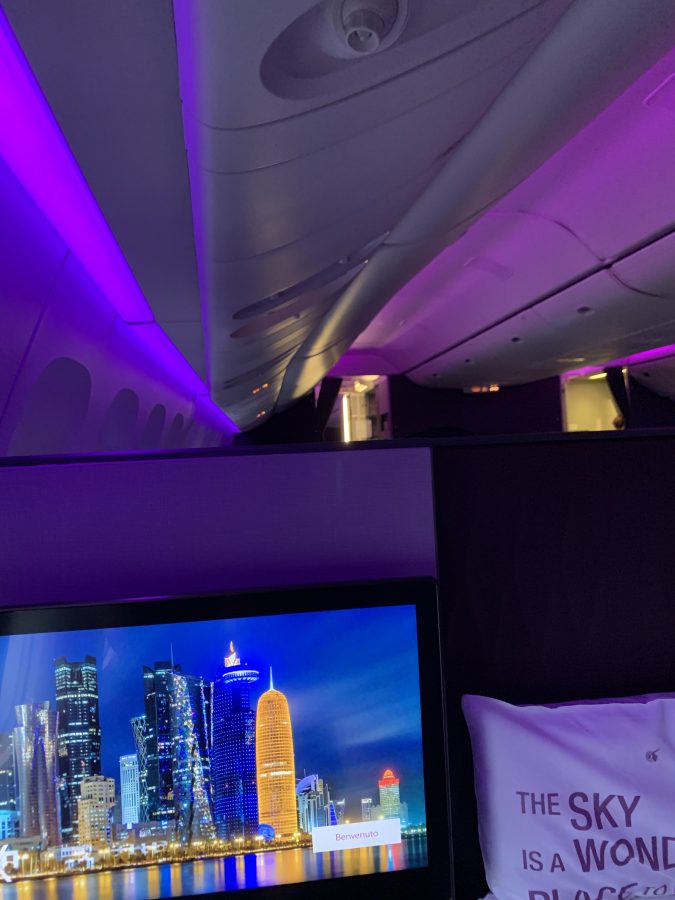 QSuite von Qatar Airways von Frankfurt nach Doha