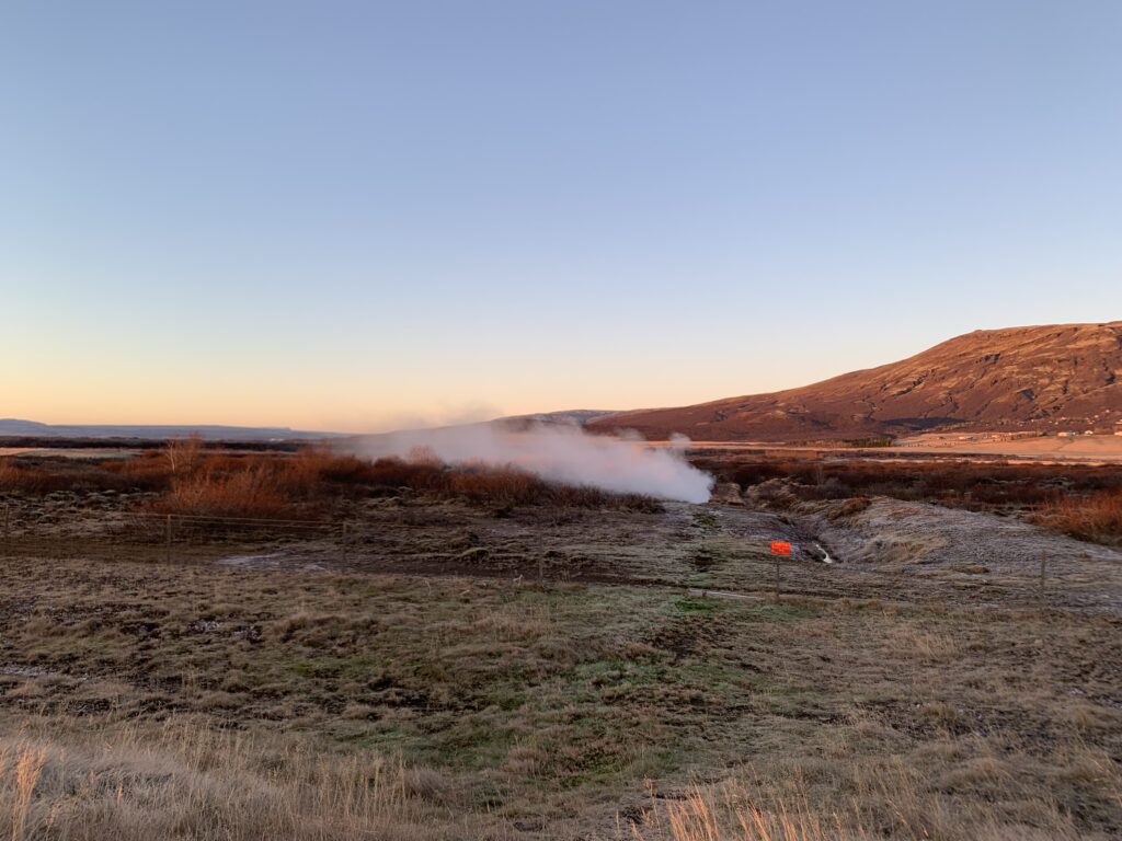 Islands Golden Circle und die Vorweihnachtszeit in Reykjavik Geothermalgebiet