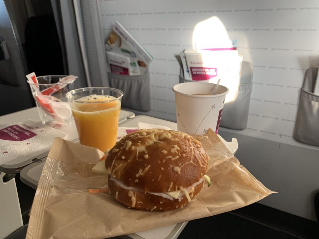 In der BIZ Class von Milan nach Köln/Bonn