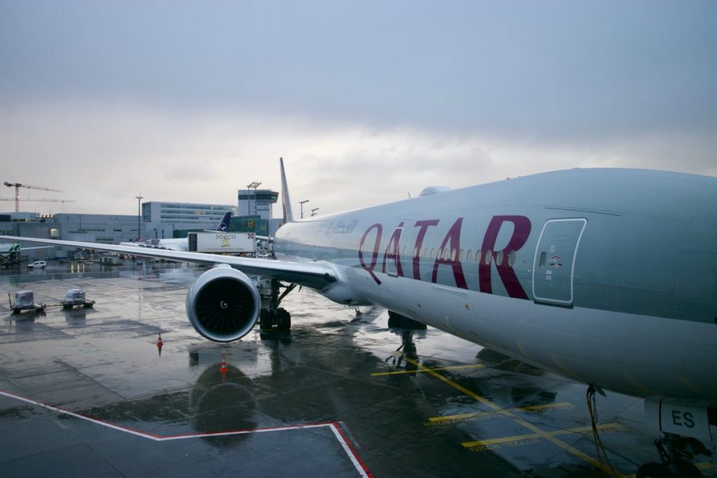QSuite von Qatar Airways von Frankfurt nach Doha