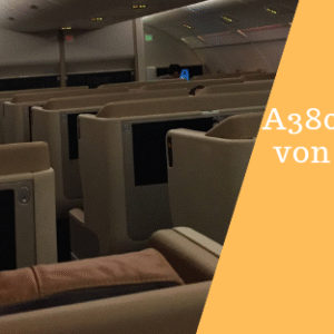 A380 Buisnes Class Singapore Airlines