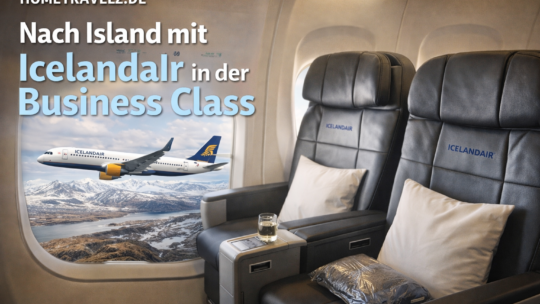 Nach Island mit Icelandair – In der Business Class