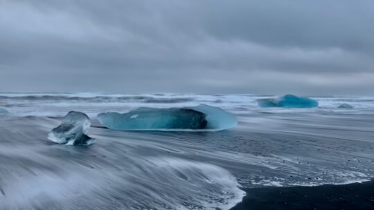 Der Diamond Beach im Süden von Ìsland