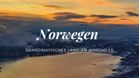 Norwegen das skandinavisches Land am Nordmeer