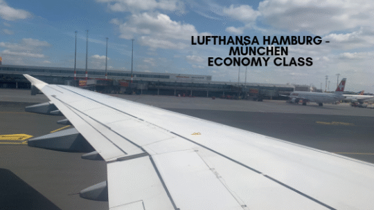 Lufthansa Hamburg nach München in der Economy Class