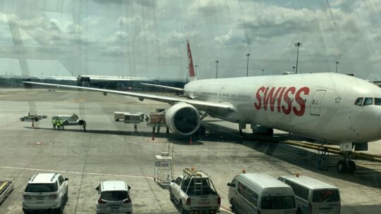 Swiss Business Class von Bangkok nach Zürich