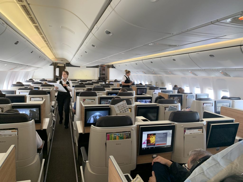 Swiss Business Class von Bangkok nach Zürich 