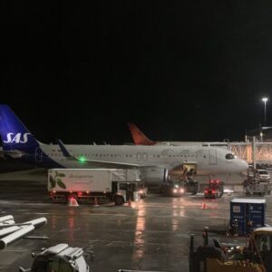 SAS A320neo im neuen Livery von Stockholm nach Kopenhagen