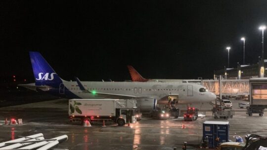 SAS A320neo im neuen Livery von Stockholm nach Kopenhagen