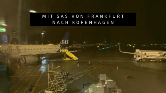 Mit SAS von Frankfurt nach Kopenhagen