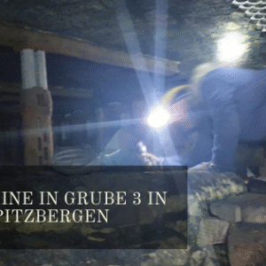 Kohlemine in Grube 3 in Spitzbergen