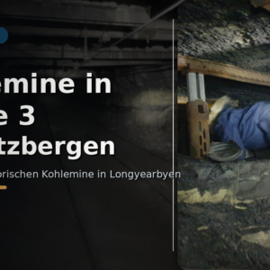 Kohlemine in Grube 3 in Spitzbergen Kohlemine in Grube 3 in Spitzbergen