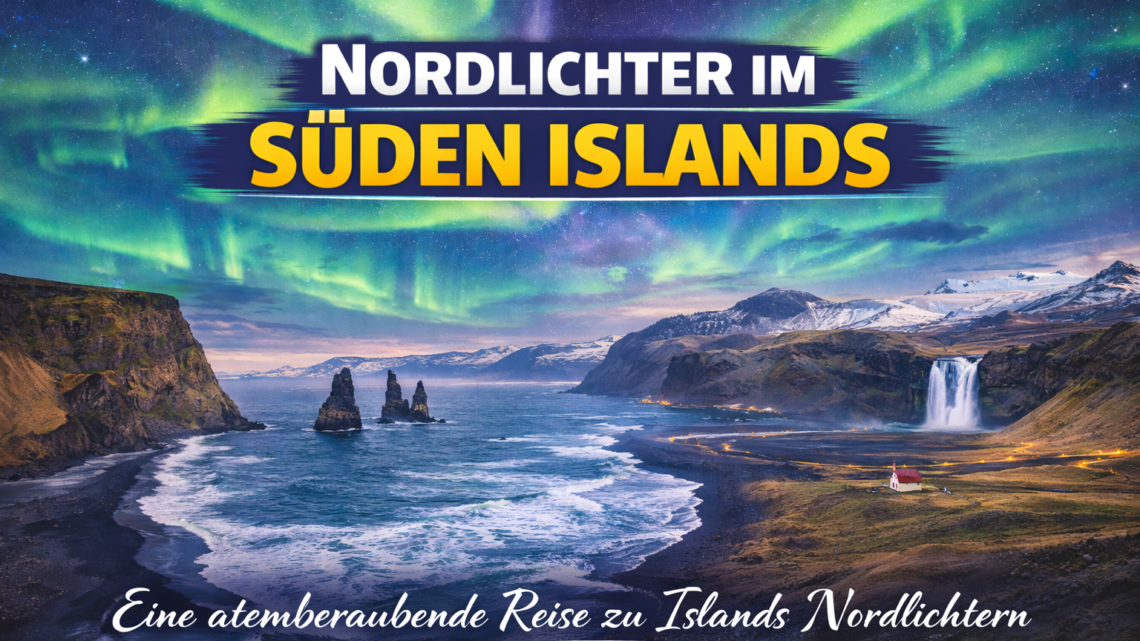 Nordlichter im Süden Islands