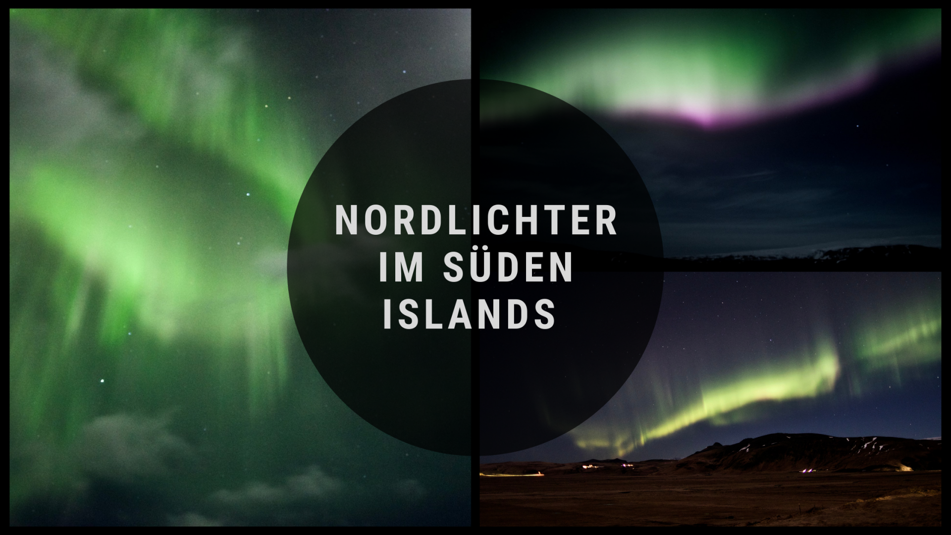 Nordlichter im Süden Islands