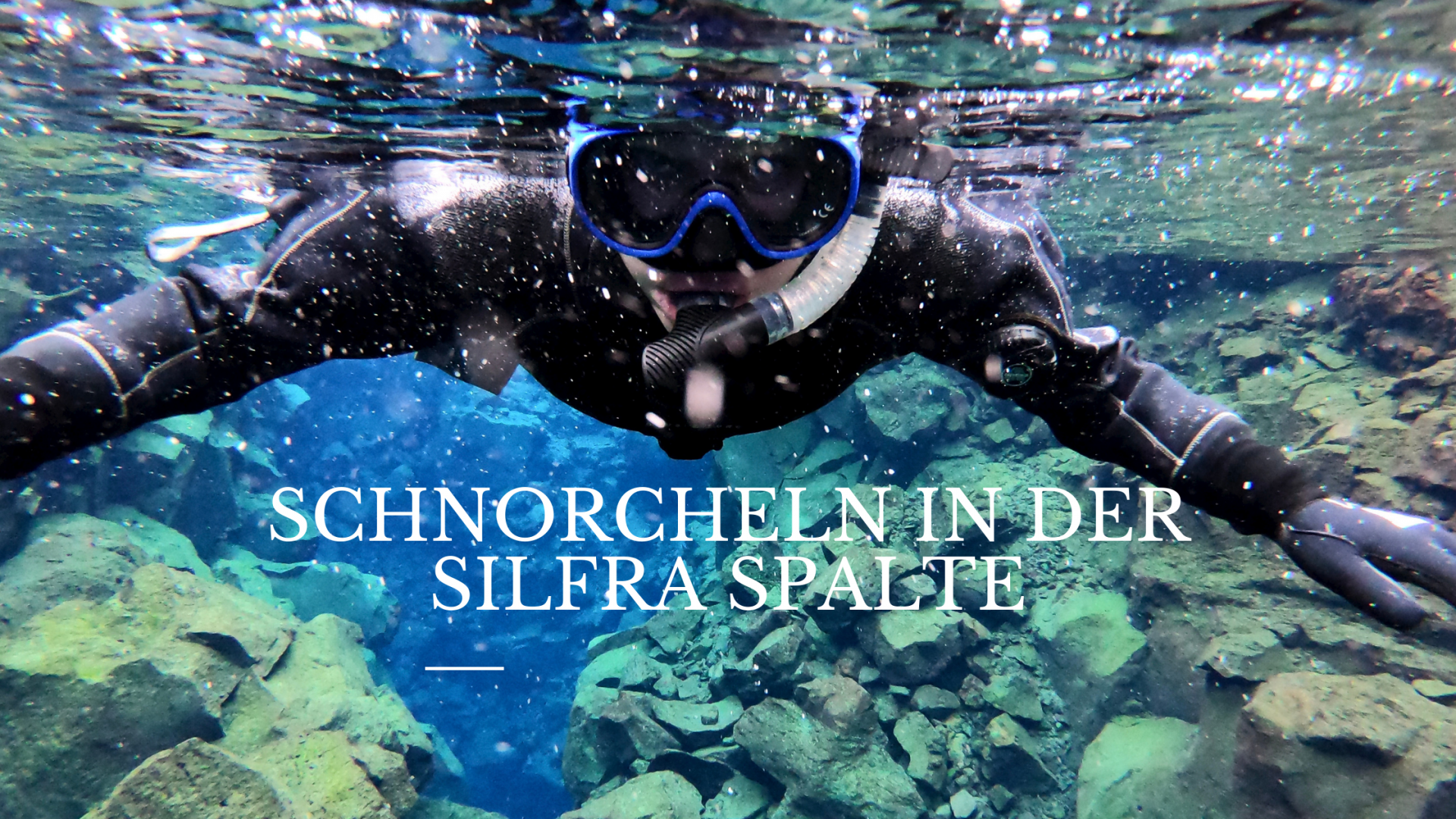 Schnorcheln in der Silfra Spalte