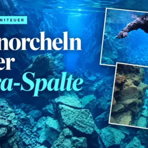 Schnorcheln in der Silfra Spalte Schnorcheln in der Silfra Spalte