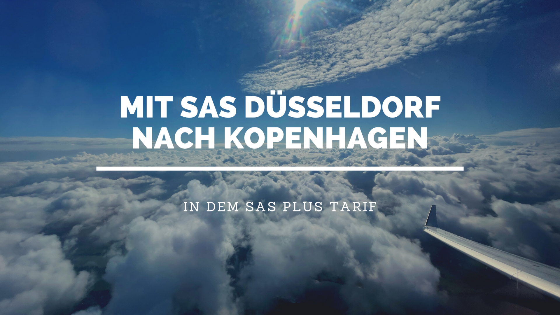 SAS Plus von Düsseldorf nach Kopenhagen