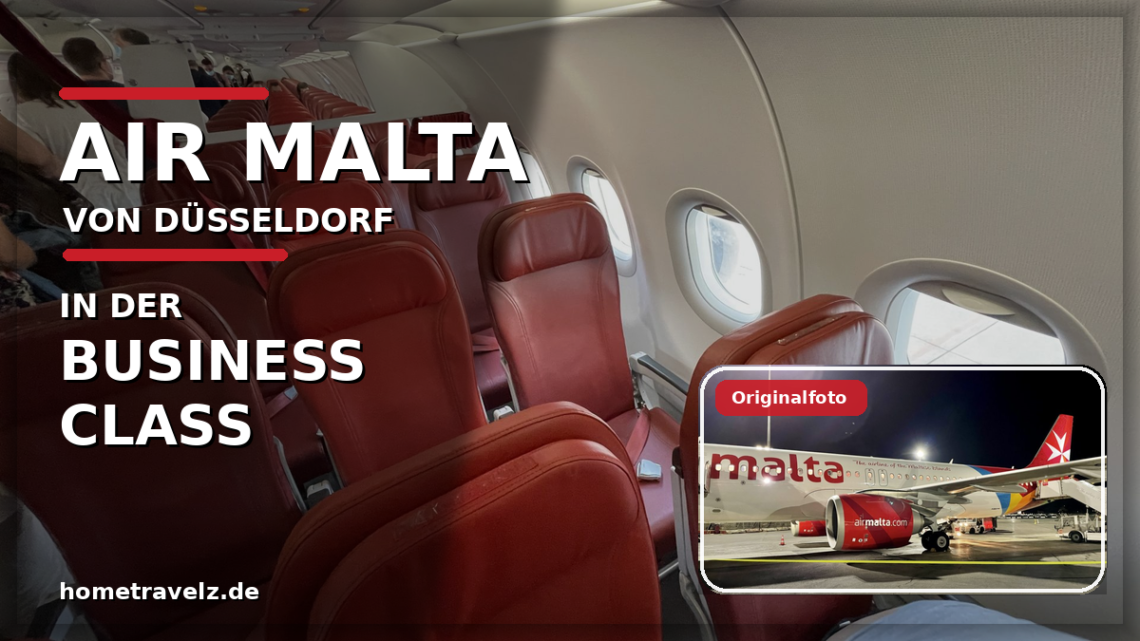 Air Malta von Düsseldorf in der Business Class